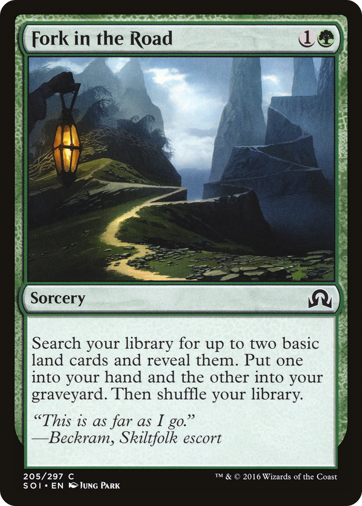 Fork in the Road (SOI-205) [Shadows over Innistrad] Foil MTG Single Wizards of the Coast