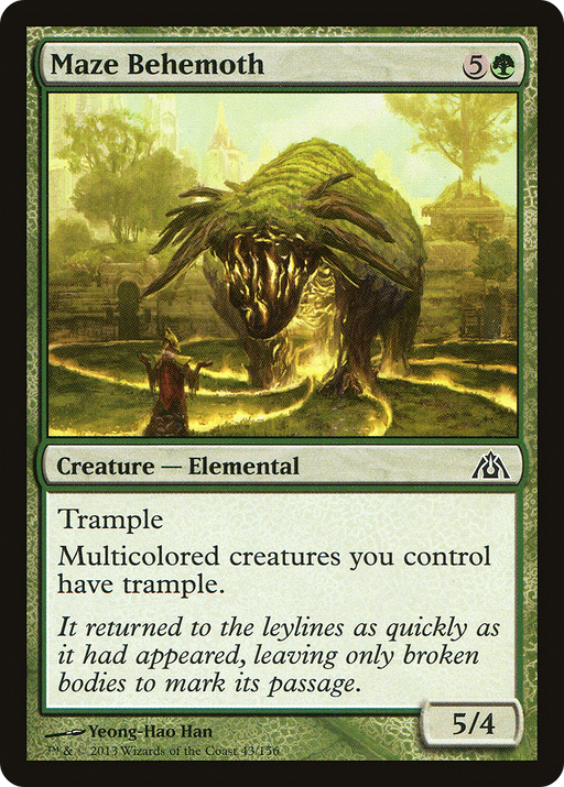 Maze Behemoth (DGM-043) [Dragon's Maze] MTG Single Wizards of the Coast