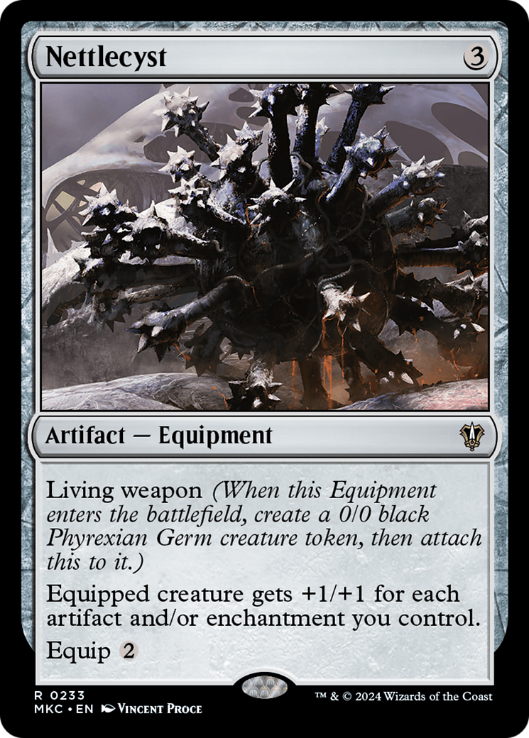 Nettlecyst (MKC-233) [Murders at Karlov Manor Commander] MTG Single Wizards of the Coast