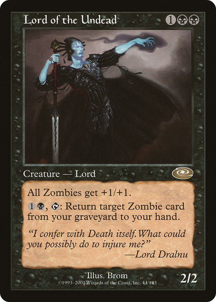 Lord of the Undead (PLS-044) [Planeshift] Foil MTG Single Wizards of the Coast