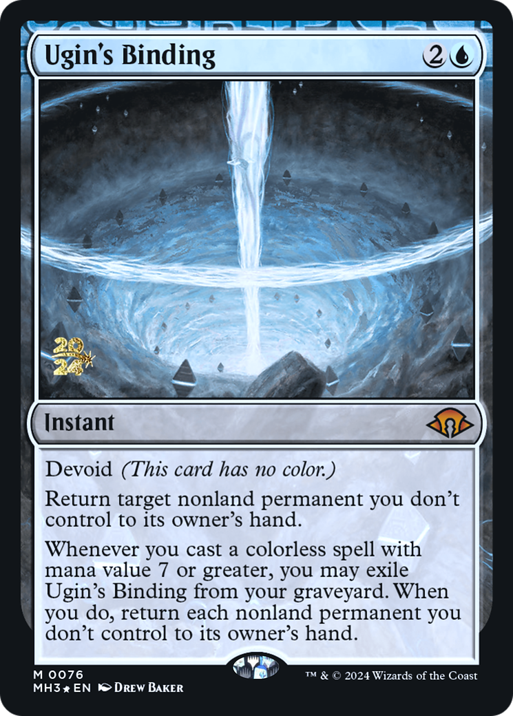 Ugin's Binding (PRE-076) [Modern Horizons 3 Promos] Foil MTG Single Wizards of the Coast