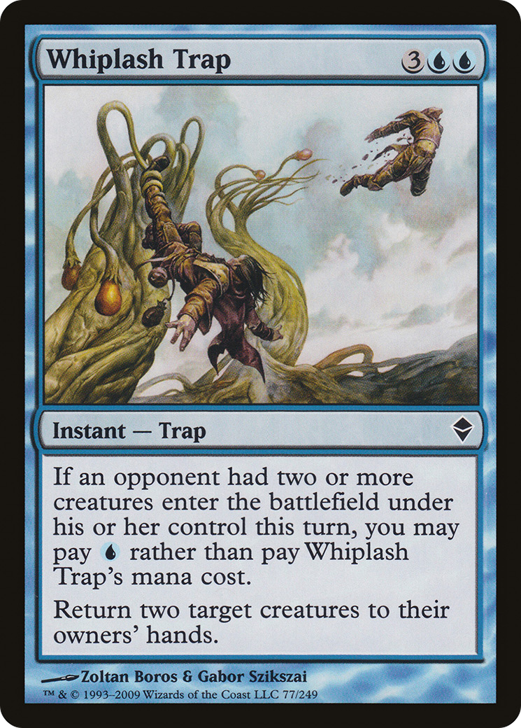 Whiplash Trap (ZEN-077) [Zendikar] Foil MTG Single Wizards of the Coast