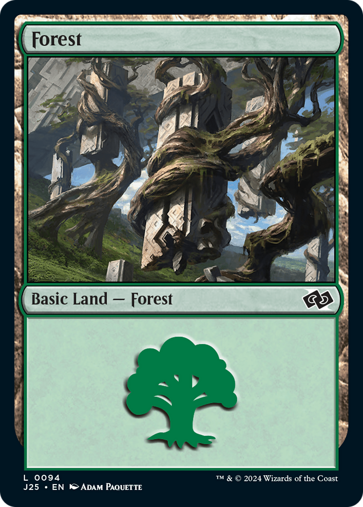 Forest (0094) (J25-094) [Foundations Jumpstart] MTG Single Wizards of the Coast