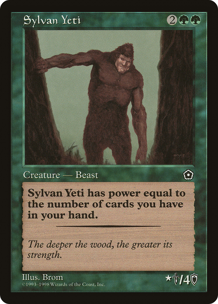 Sylvan Yeti (P02-147) [Misc] Portal Second Age MTG Single Wizards of the Coast