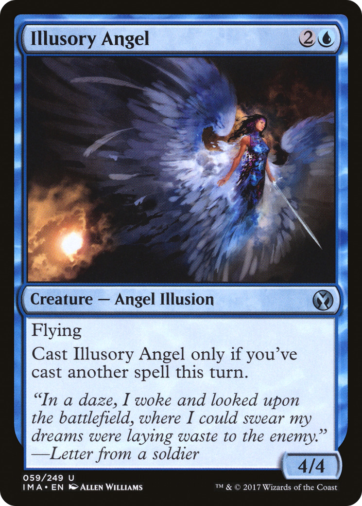 Illusory Angel (IMA-059) [Iconic Masters] Foil MTG Single Wizards of the Coast