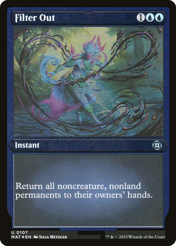 Filter Out (MAT-107) [March of the Machine: The Aftermath] Etched Foil MTG Single Wizards of the Coast
