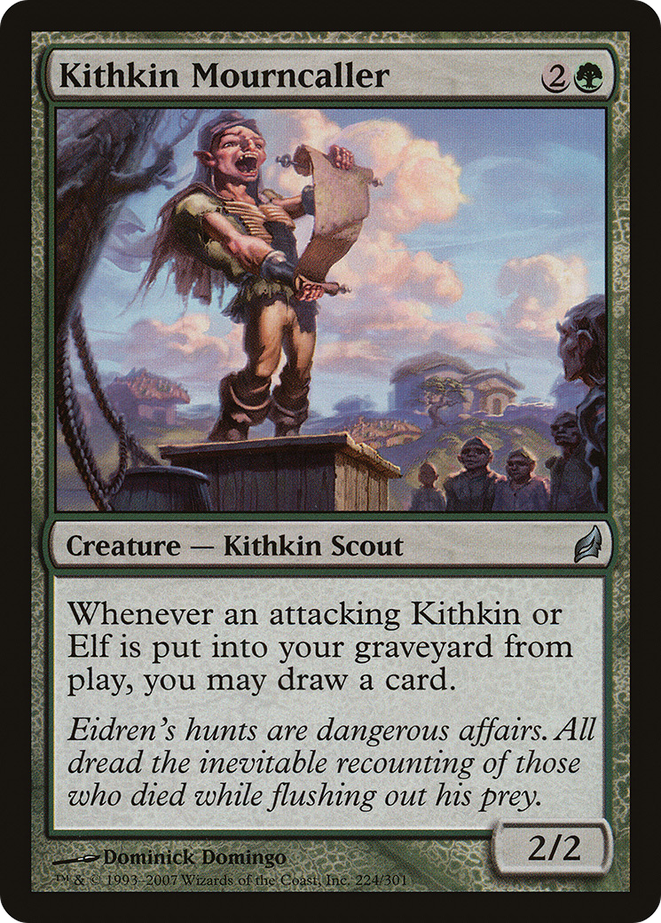 Kithkin Mourncaller (LRW-224) [Lorwyn] MTG Single Wizards of the Coast