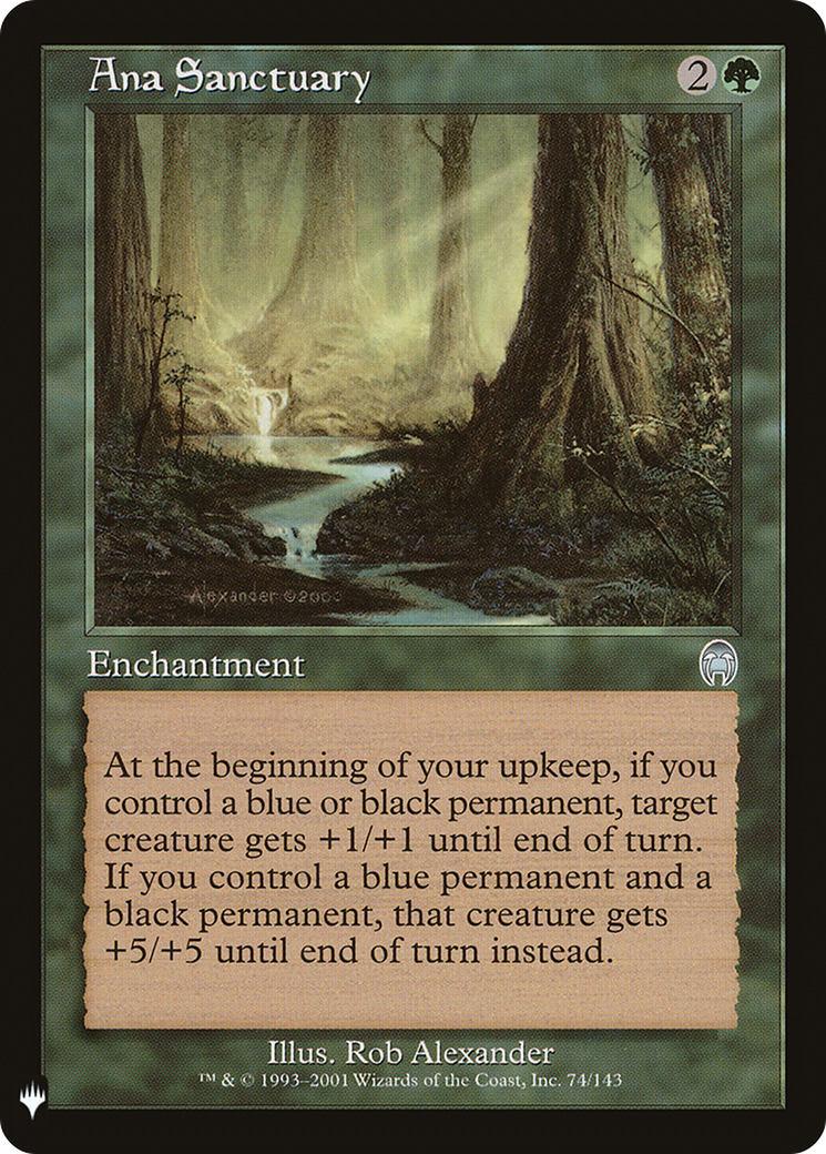 Ana Sanctuary (LIST-APC-74) [Mystery Booster] The List MTG Single Wizards of the Coast
