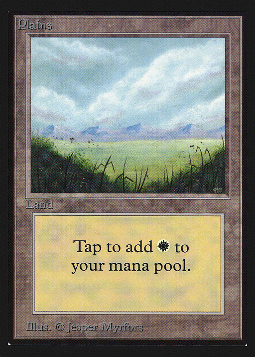 Plains (IED-288) [Intl. Collectors' Edition] MTG Single Wizards of the Coast
