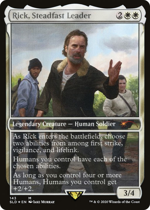 Rick, Steadfast Leader (SLD-143) [Secret Lair Drop] (Full Art) Foil MTG Single Wizards of the Coast