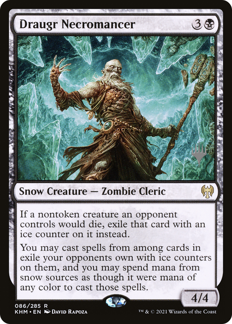 Draugr Necromancer (PPKHM-086) [Kaldheim Promos] Foil MTG Single Wizards of the Coast