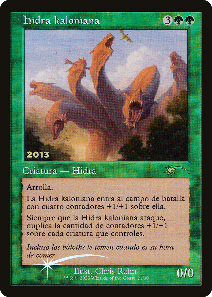 Kalonian Hydra (30A-P-021) [Misc] 30th Anniversary Play Promos Foil MTG Single Wizards of the Coast