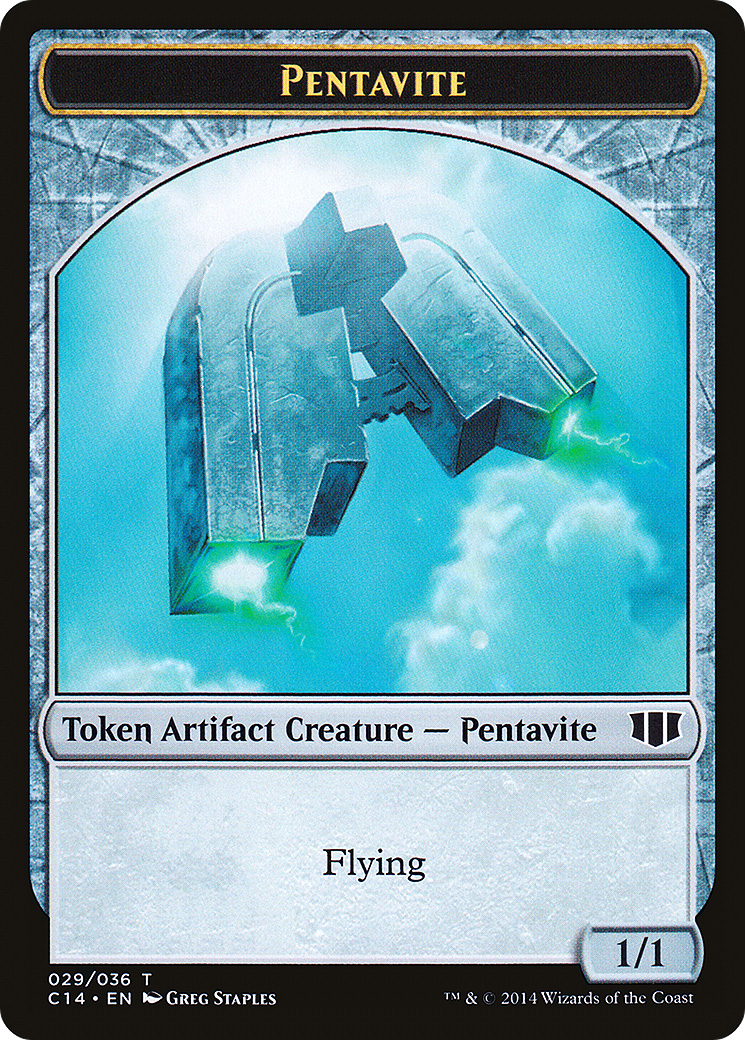 Pentavite (TC14-029) [Tokens] Commander 2014 Tokens MTG Single Wizards of the Coast