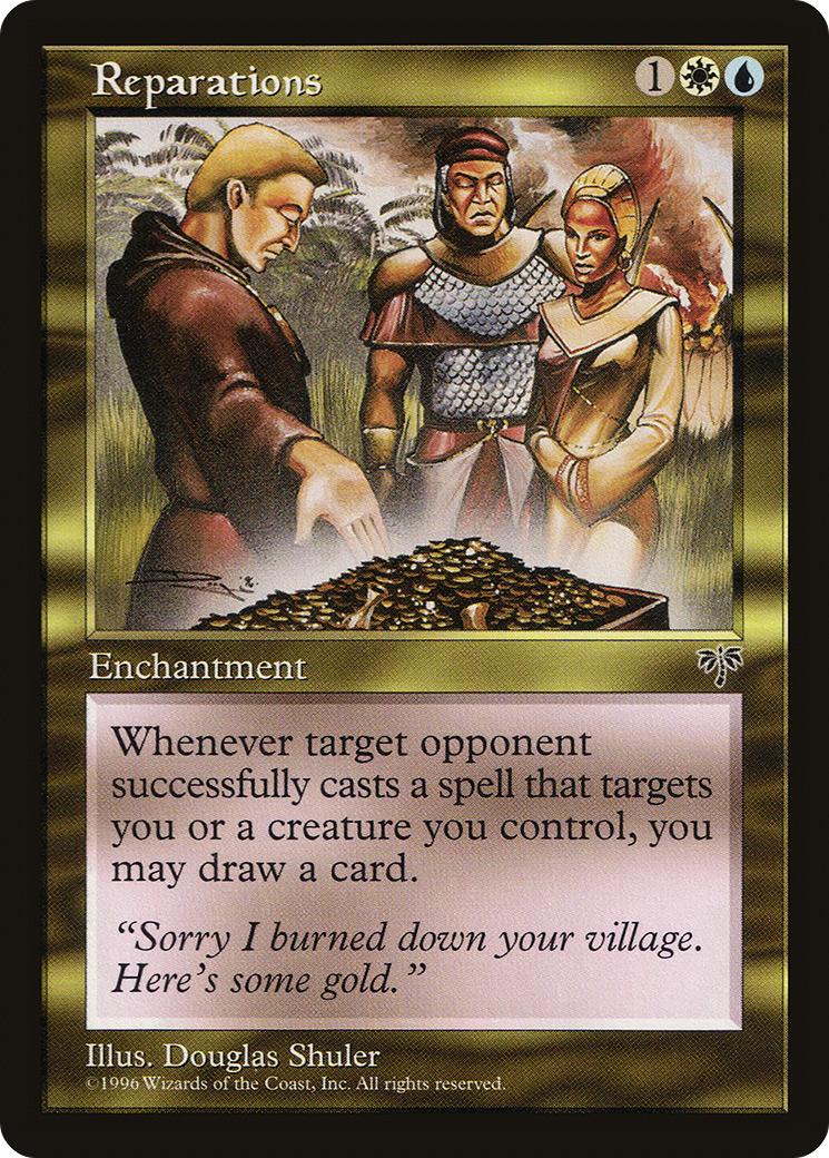 Reparations [Mirage] MTG Single Magic: The Gathering   