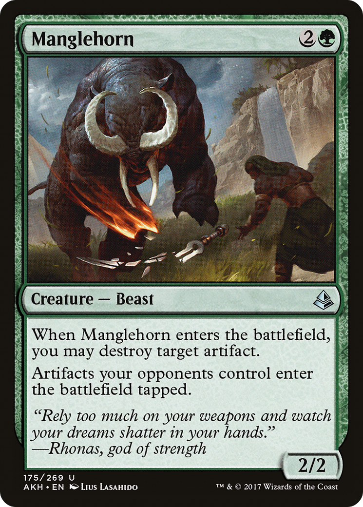 Manglehorn (AKH-175) [Amonkhet] MTG Single Wizards of the Coast