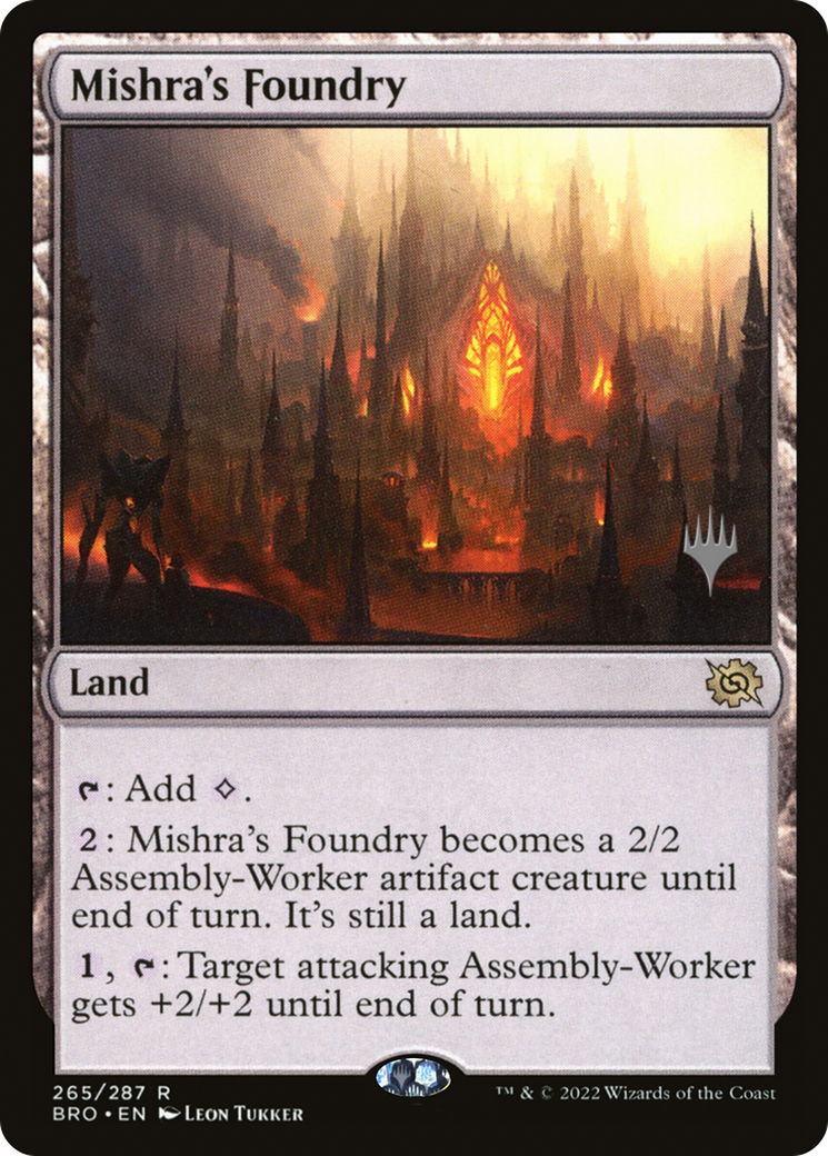 Mishra's Foundry (PPBRO-265) [The Brothers' War Promos] MTG Single Wizards of the Coast