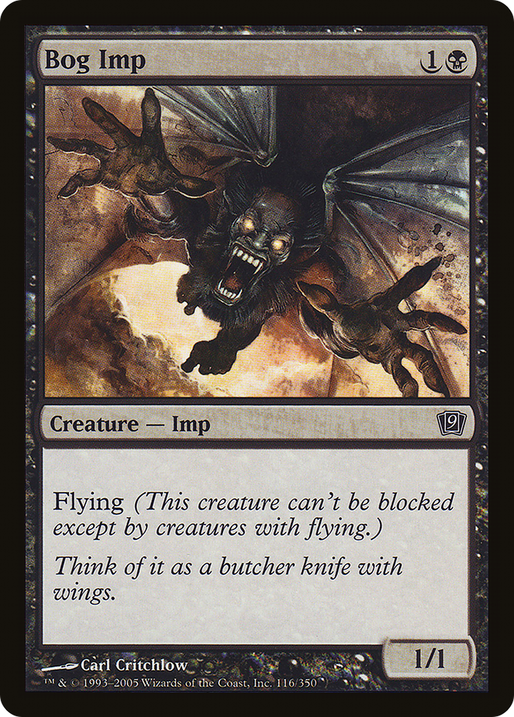 Bog Imp (9ED-116) [9th Edition] Foil MTG Single Wizards of the Coast