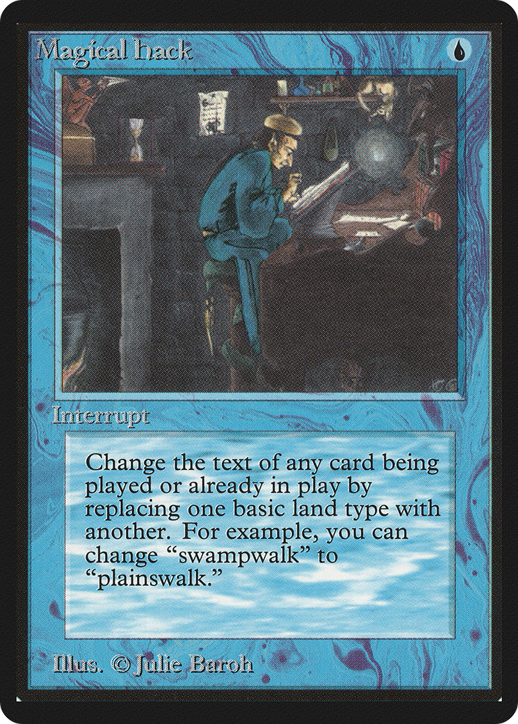 Magical Hack (LEB-064) [Oldschool] Limited Edition Beta MTG Single Wizards of the Coast