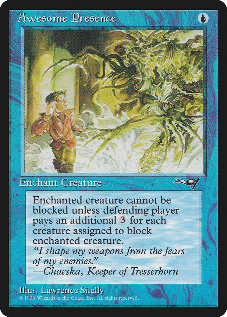 Awesome Presence (ALL-23B) [Alliances] MTG Single Wizards of the Coast