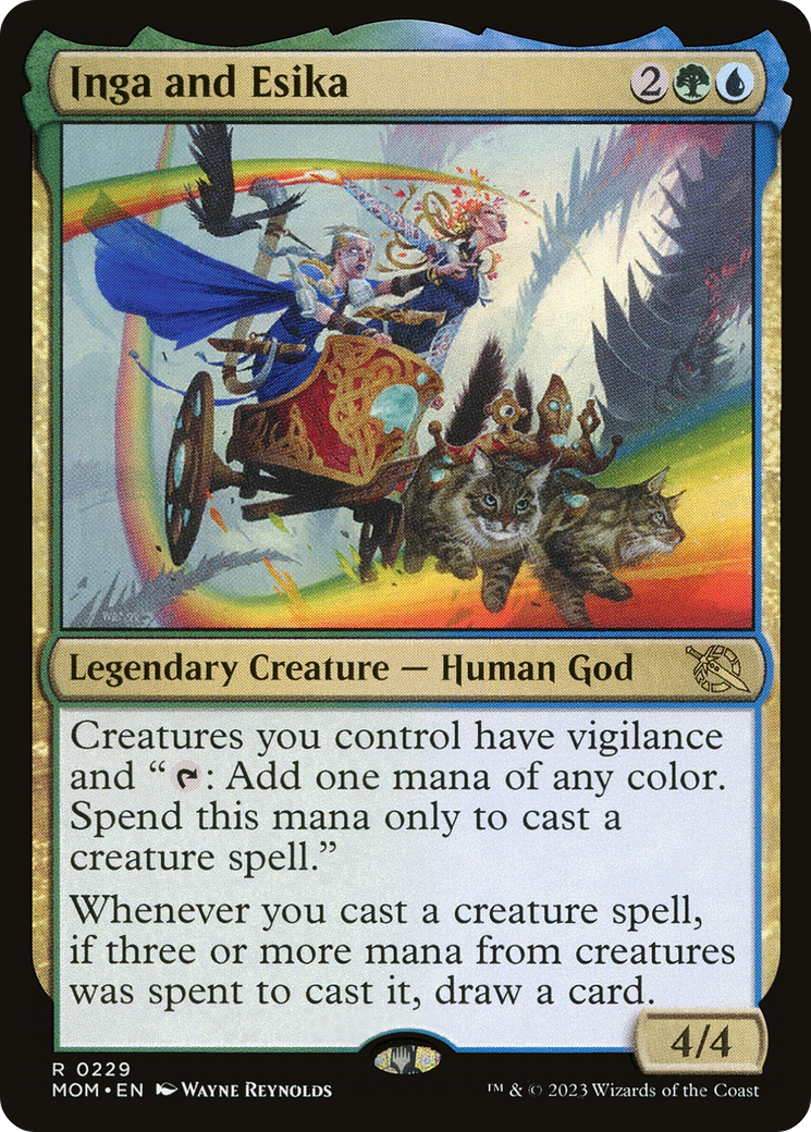 Inga and Esika (MOM-229) [March of the Machine] MTG Single Wizards of the Coast