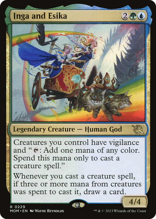 Inga and Esika (MOM-229) [March of the Machine] MTG Single Wizards of the Coast