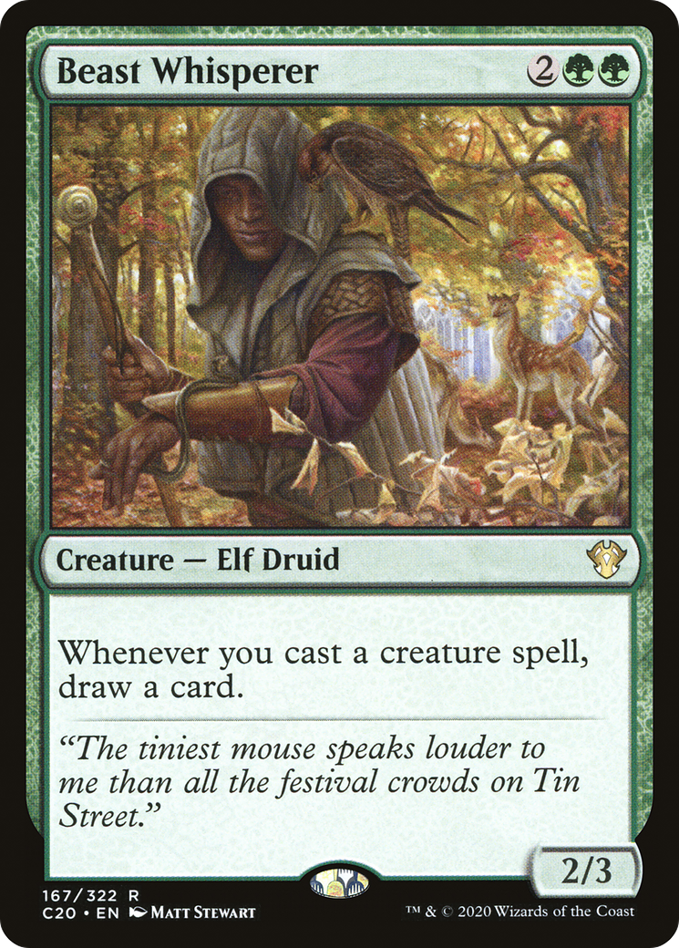 Beast Whisperer (C20-167) [Commander 2020] MTG Single Wizards of the Coast