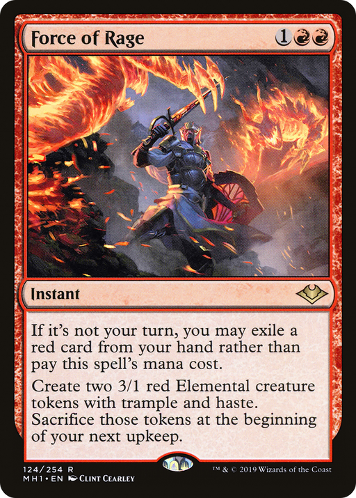 Force of Rage (MH1-124) [Modern Horizons] MTG Single Modern Horizons