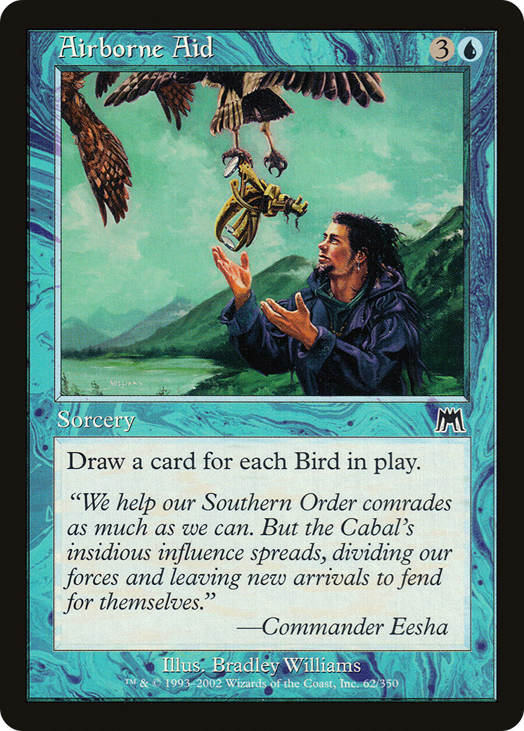 Airborne Aid (ONS-062) [Onslaught] Foil MTG Single Wizards of the Coast