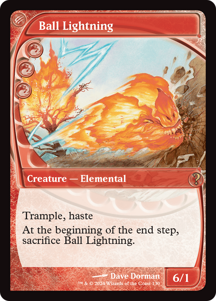 Ball Lightning (Future Sight) (MB2-130) [Mystery Booster] Mystery Booster 2 MTG Single Wizards of the Coast