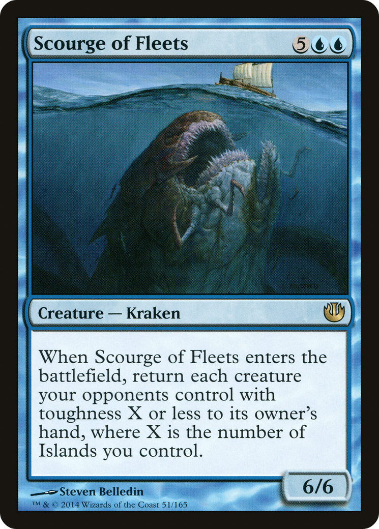 Scourge of Fleets (JOU-051) [Journey into Nyx] Foil MTG Single Wizards of the Coast