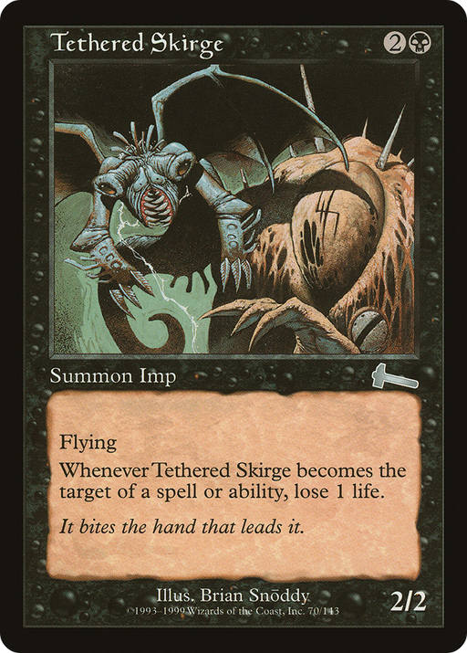 Tethered Skirge (ULG-070) [Urza's Legacy] MTG Single Wizards of the Coast