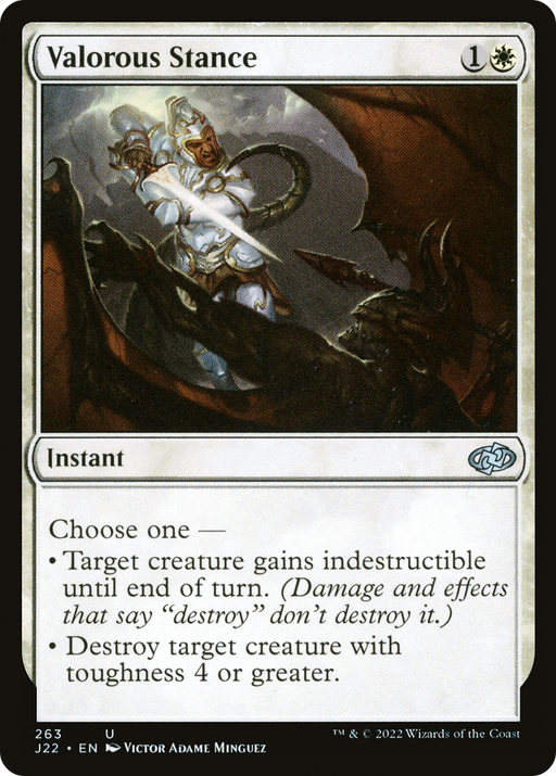Valorous Stance (263) (J22-263) [Jumpstart 2022] MTG Single Wizards of the Coast