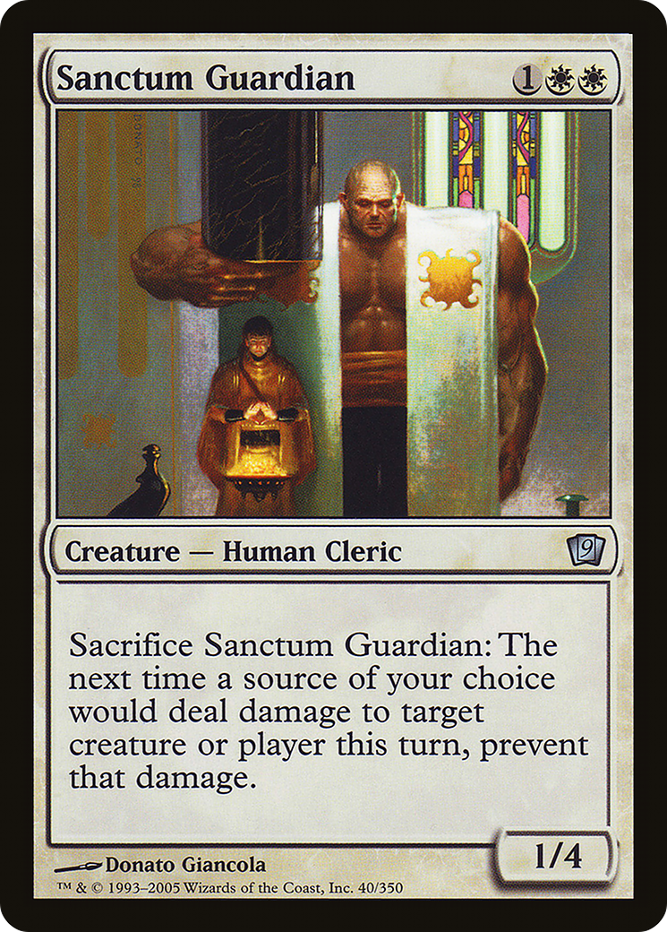 Sanctum Guardian (9ED-040) [9th Edition] Foil MTG Single Wizards of the Coast