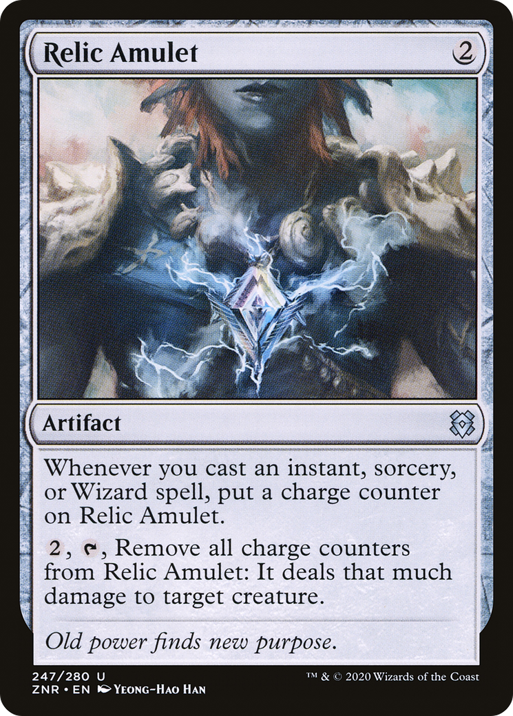 Relic Amulet (ZNR-247) [Zendikar Rising] MTG Single Wizards of the Coast