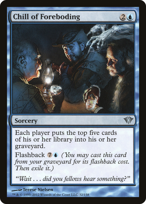 Chill of Foreboding (DKA-032) [Dark Ascension] MTG Single Wizards of the Coast
