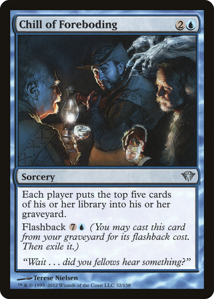 Chill of Foreboding (DKA-032) [Dark Ascension] Foil MTG Single Wizards of the Coast