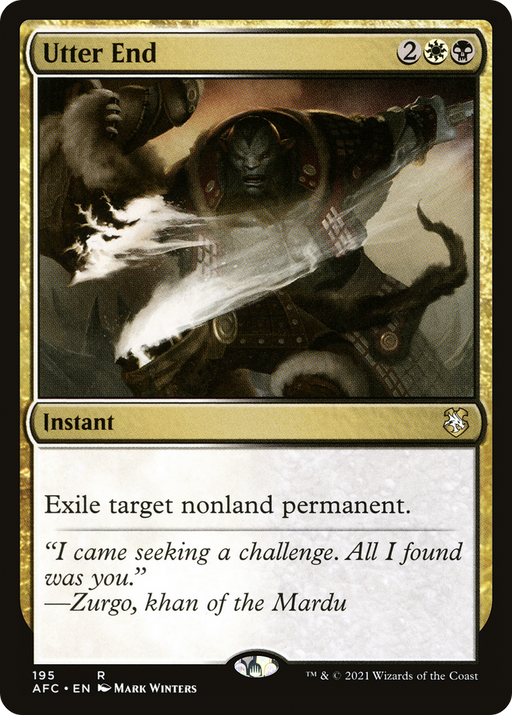 Utter End (AFC-195) [Forgotten Realms Commander] MTG Single Wizards of the Coast