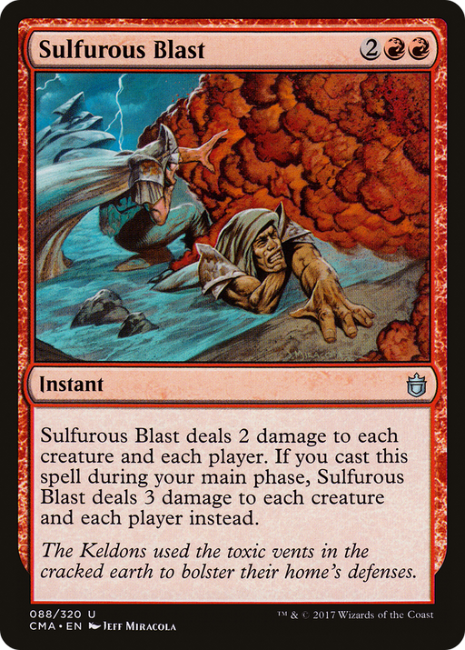 Sulfurous Blast (CMA-088) [Commander Anthology] MTG Single Wizards of the Coast