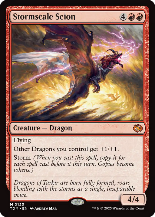 Stormscale Scion (TDM-123) [Tarkir: Dragonstorm] MTG Single Wizards of the Coast
