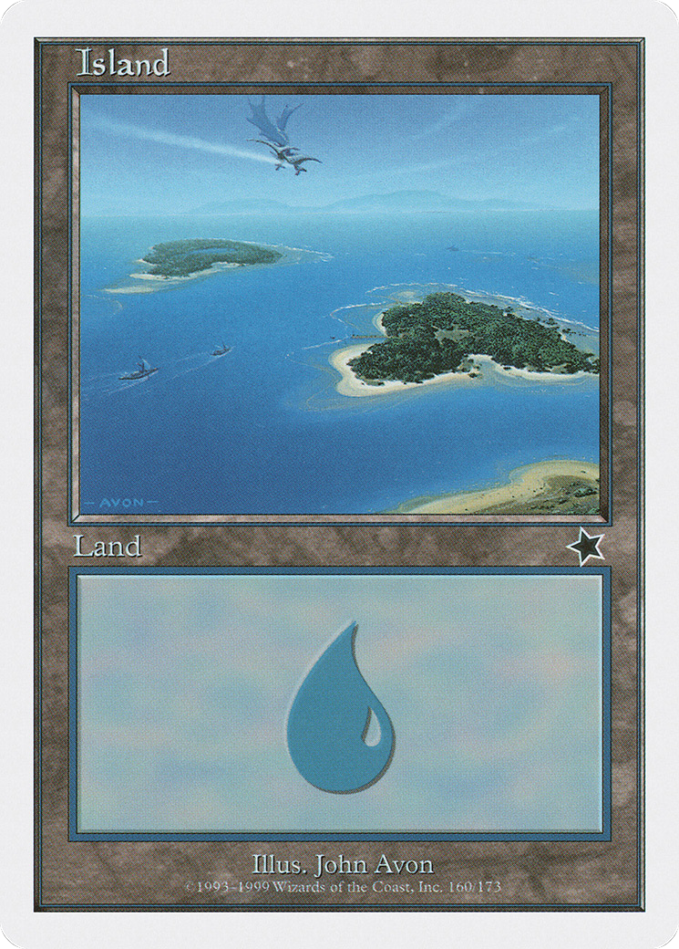 Island (160) [Starter 1999] MTG Single Magic: The Gathering