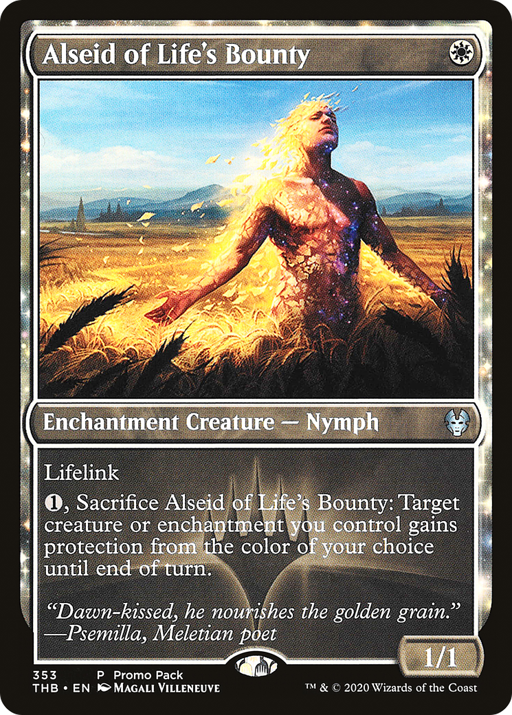 Alseid of Life's Bounty (PPTHB-353) [Theros Beyond Death] Foil MTG Single Wizards of the Coast