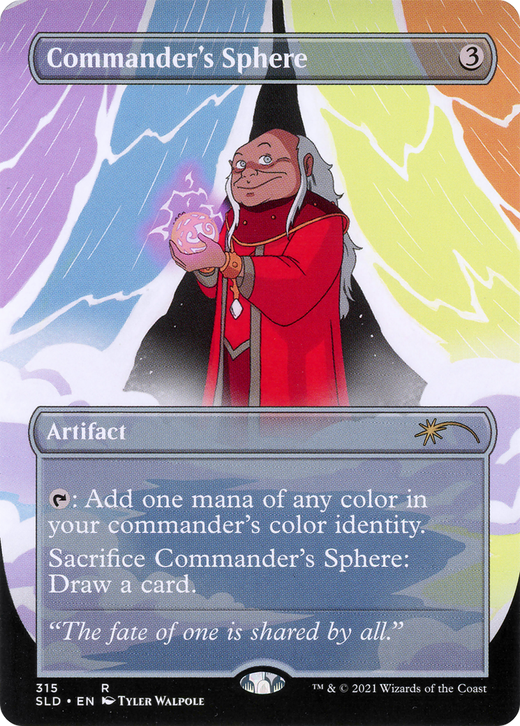 Commander's Sphere (315) (SLD-315) [Secret Lair] Drop (Borderless) MTG Single Wizards of the Coast