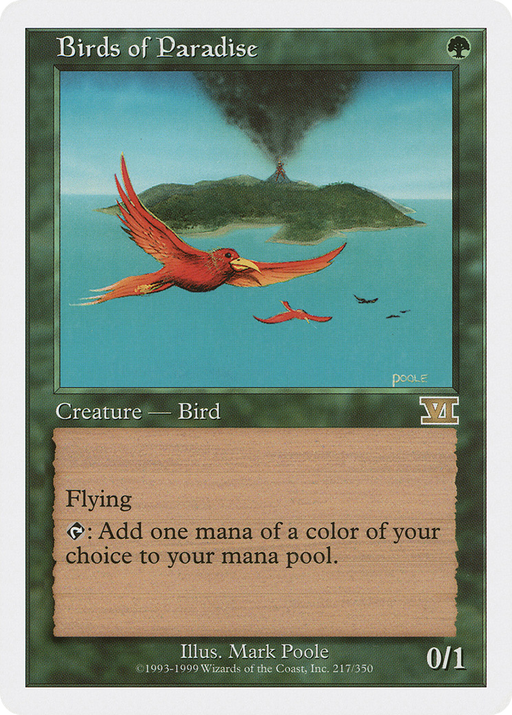 Birds of Paradise (6ED-217) [Classic Sixth Edition] MTG Single Wizards of the Coast
