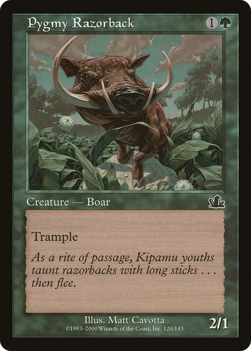 Pygmy Razorback (PCY-120) [Prophecy] Foil MTG Single Wizards of the Coast