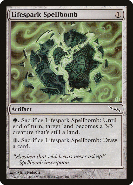 Lifespark Spellbomb (MRD-197) [Mirrodin] MTG Single Wizards of the Coast