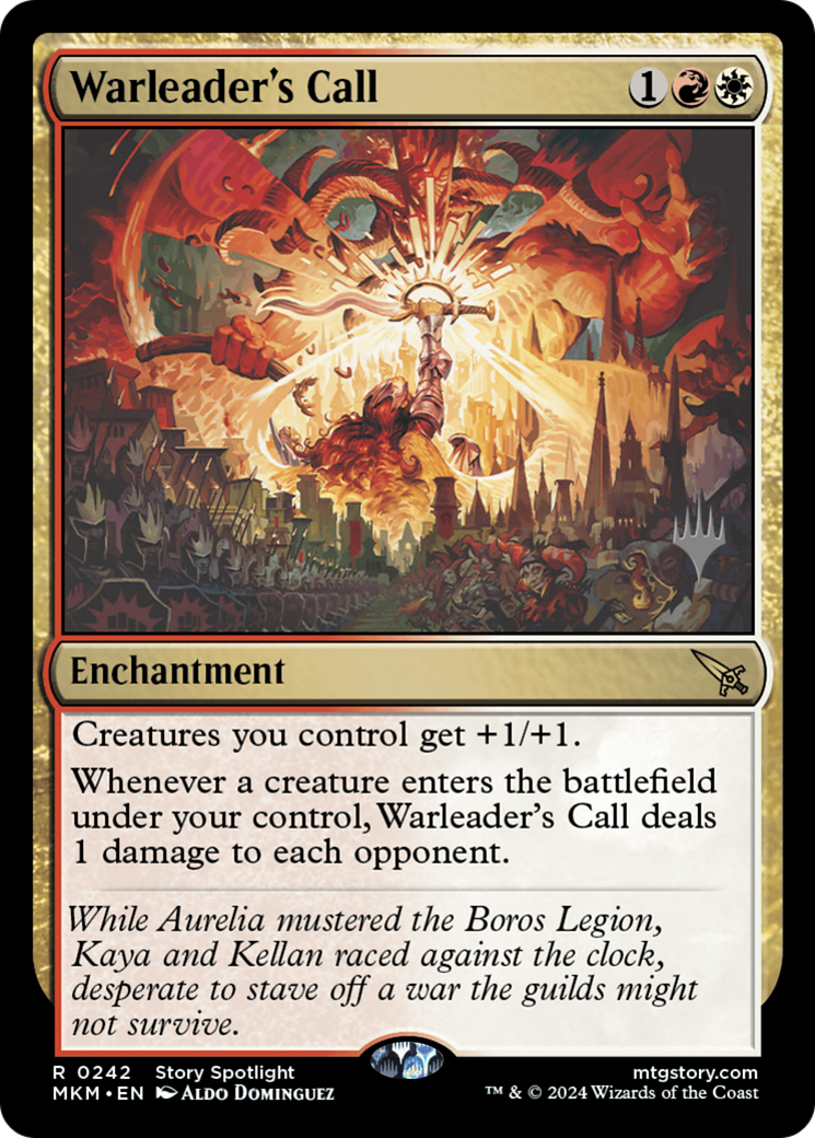 Warleader's Call (PPMKM-242) [Murders at Karlov Manor Promos] MTG Single Wizards of the Coast