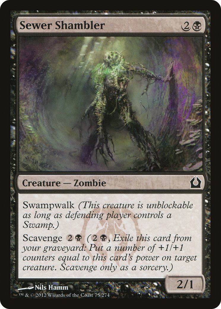 Sewer Shambler (RTR-075) [Return to Ravnica] Foil MTG Single Wizards of the Coast