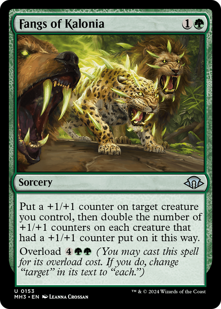 Fangs of Kalonia (MH3-153) [Modern Horizons 3] Foil MTG Single Wizards of the Coast