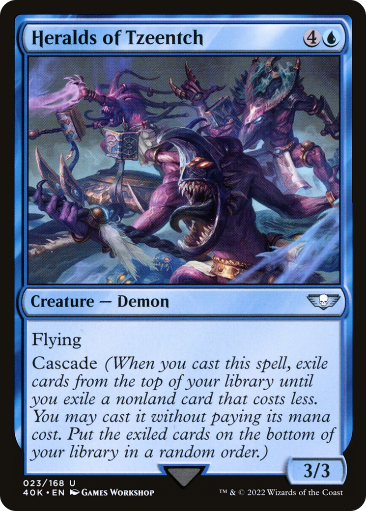 Heralds of Tzeentch (40K-023) [Warhammer 40,000 Commander] MTG Single Wizards of the Coast
