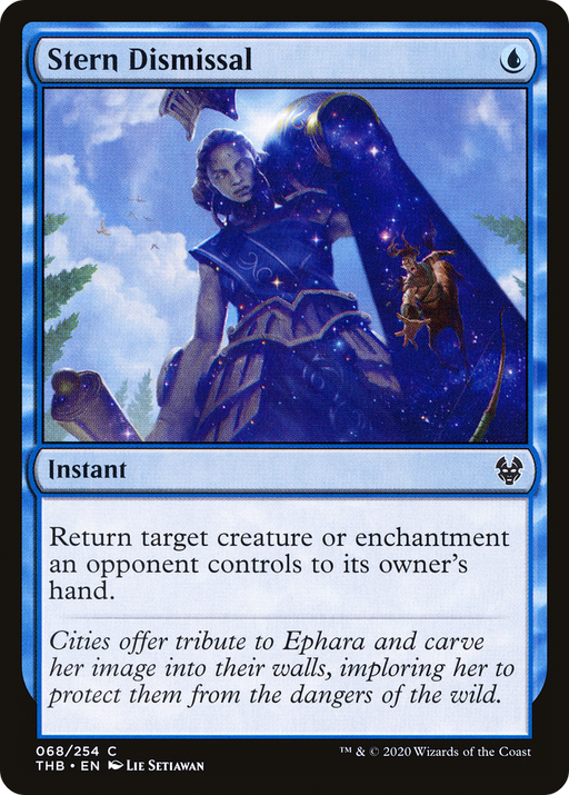 Stern Dismissal (THB-068) [Theros Beyond Death] Foil MTG Single Wizards of the Coast